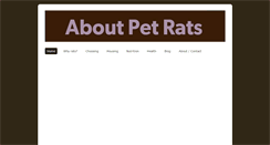 Desktop Screenshot of aboutpetrats.com